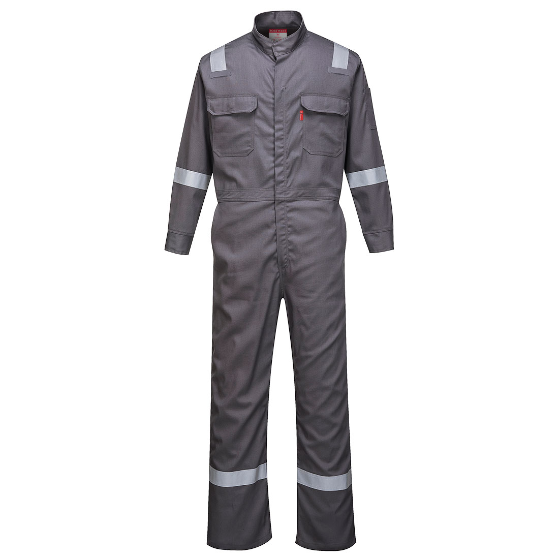 FR94 Portwest® Bizflame® 88/12 Iona Flame Resistant Work Coveralls - Gray